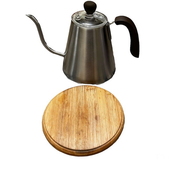 Caribou Coffee Stainless Steel Gooseneck Kettle | 34 oz - Picture 2 of 10